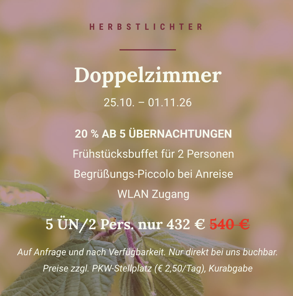 Angebot Herbst