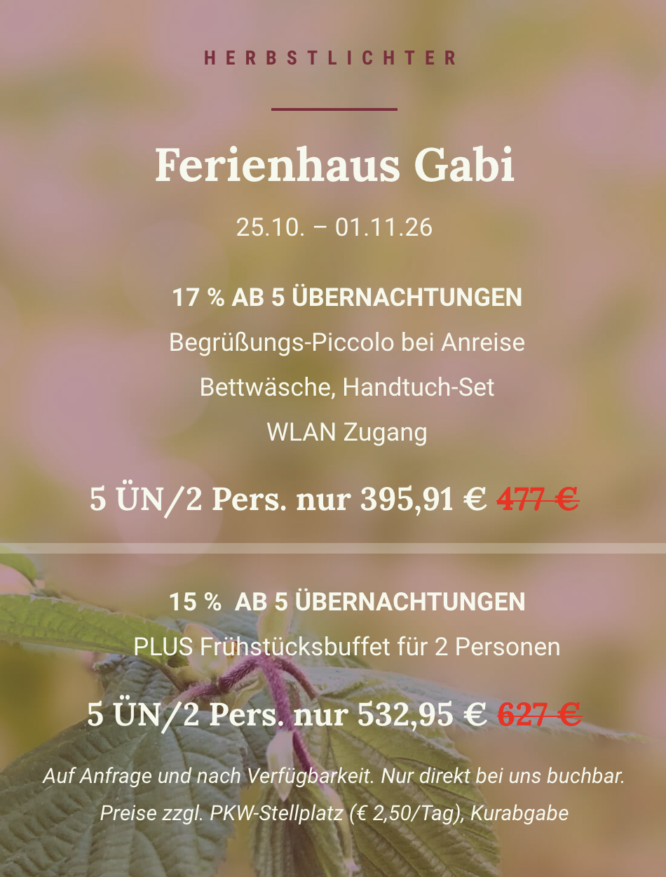 Angebot Herbst