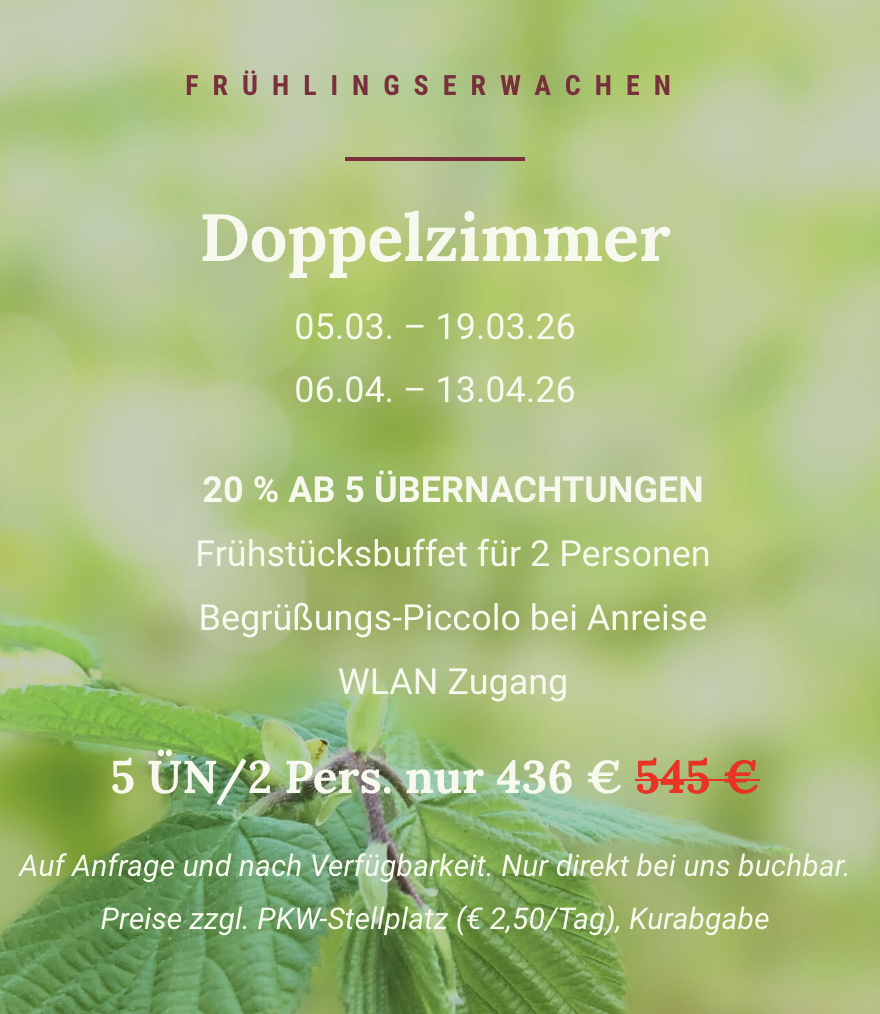 Angebot Frühjahr 2026